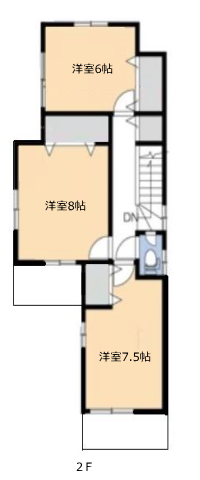 クラヴィアコート 間取り 2F