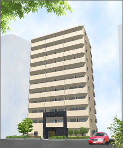 防音マンション外観