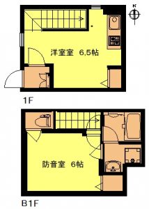 楽器可防音賃貸メリオール　101号室