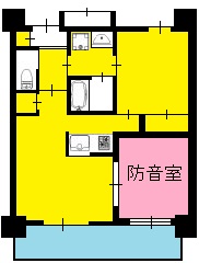 アーツ菊川・間取り図