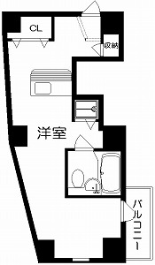 ベルソーネ目白・6号室の間取