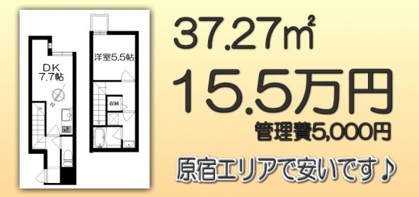 メロディア原宿・202間取