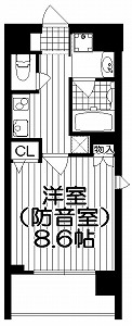 ミュージション下赤塚・間取図