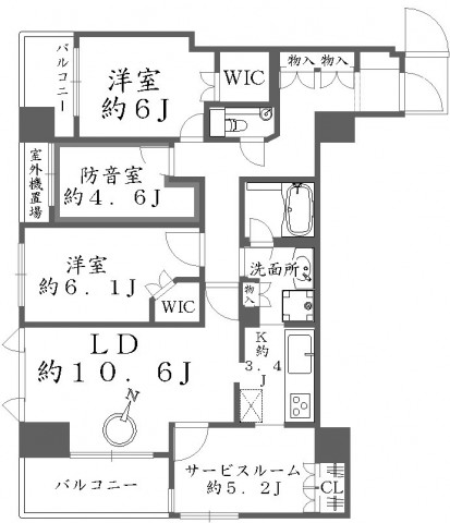 防音室工事済みの杉並区売り分譲マンション