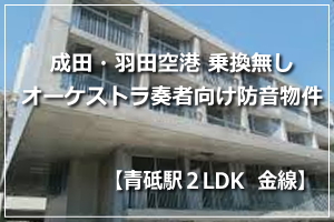 防音室付きの賃貸マンション  金線  