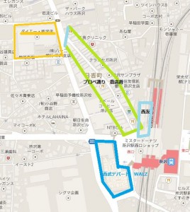 所沢音楽マンションMAP