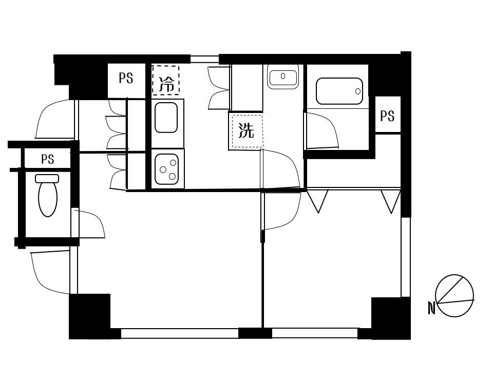 ＪＲ山手線 京浜東北線 銀座線の 上野 にある 東京芸大　上野学園 に近い   音楽マンション 間取図