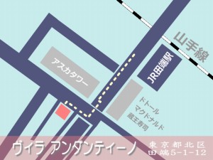 ヴィラ アンダンティーノ・地図