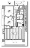 売り防音室付中薫ｪ譲マンション間取り