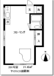 JR南武線久地駅　川崎市の防音アパート間取り図