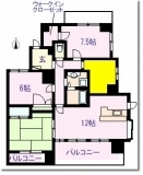 埼京線戸田公園駅　防音室付４LDKの図面