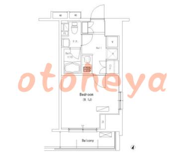 楽器ピアノ可相談 の 賃貸物件 1R 11.2万円の図面１