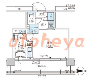 楽器ピアノ可相談 の 賃貸物件 1R 12万円の図面１