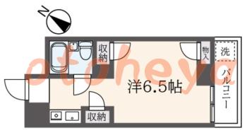 楽器ピアノ可相談 の 賃貸物件 1R 5.5万円の図面１