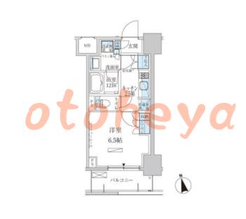 楽器ピアノ可相談 の 賃貸物件 1K 11.7万円の図面1