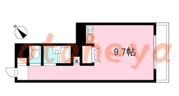 防音賃貸物件・楽器ピアノ可相談 の 賃貸物件 1R 8.4万円の図面１