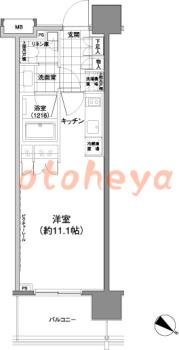 楽器ピアノ可相談 の 賃貸物件 1R 15万円の図面１