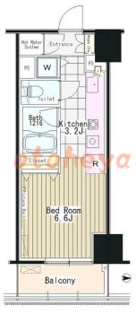楽器ピアノ可相談 の 賃貸物件 1R 12.3万円の図面１