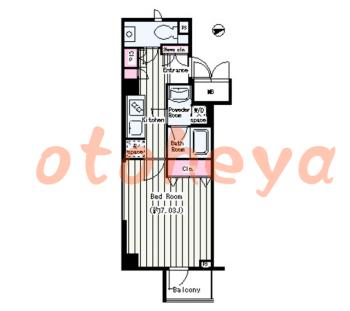 楽器ピアノ可相談 の 賃貸物件 1K 8.9万円の図面１