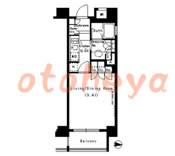 楽器ピアノ可相談 の 賃貸物件 1K 13.8万円の図面１