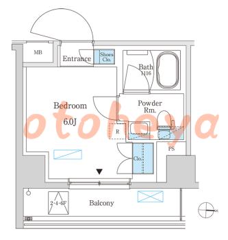 楽器ピアノ可相談 の 賃貸物件 1R 9.5万円の図面１