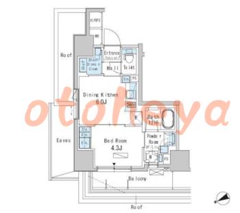 楽器ピアノ可相談 の 賃貸物件 1DK 15万円の図面１