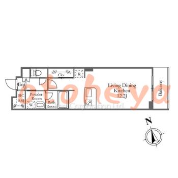 楽器ピアノ可相談 の 賃貸物件 1R 13.8万円の図面１