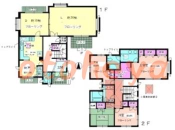 楽器ピアノ可相談 の 賃貸物件 4SLDK 49.5万円の図面１