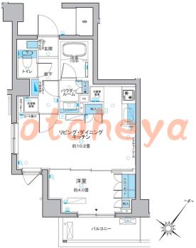 楽器ピアノ可相談 の 賃貸物件 1LDK 15万円の図面１