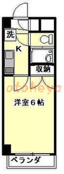 楽器ピアノ可相談 の 賃貸物件 1K 7万円の図面１