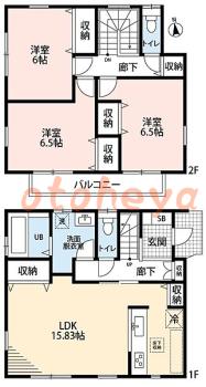 楽器ピアノ可相談 の 賃貸物件 3LDK 20万円の図面１