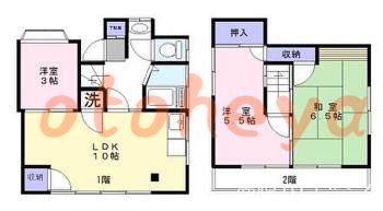 楽器ピアノ可相談 の 賃貸物件 3LDK 12.5万円の図面１