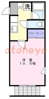 防音賃貸物件・楽器ピアノ可相談 の 賃貸物件 1K 8.4万円の図面１