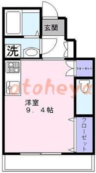 防音賃貸物件・楽器ピアノ可相談 の 賃貸物件 1K 7.1万円の図面１