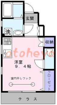 楽器ピアノ可相談 の 賃貸物件 1K 7.1万円の図面１