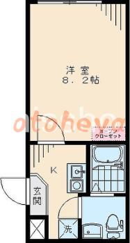 防音賃貸物件・楽器ピアノ可相談 の 賃貸物件 1K 8.7万円の図面１