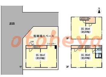 楽器ピアノ可相談 の 賃貸物件  49.5万円の図面１