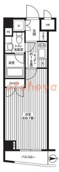 楽器ピアノ可相談 の 賃貸物件 1K 11.2万円の図面１