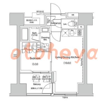 楽器ピアノ可相談 の 賃貸物件 1LDK 20万円の図面１