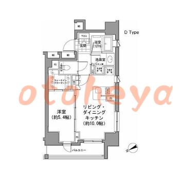 楽器ピアノ可相談 の 賃貸物件 1LDK 18万円の図面１