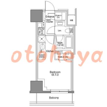楽器ピアノ可相談 の 賃貸物件 1R 15.2万円の図面１