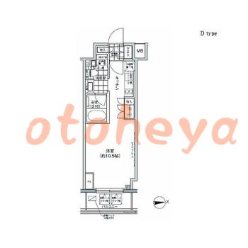 楽器ピアノ可相談 の 賃貸物件 1R 11万円の図面１
