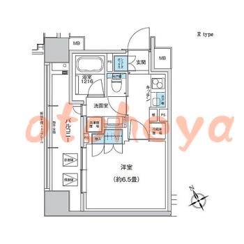楽器ピアノ可相談 の 賃貸物件 1K 11.3万円の図面１