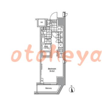 楽器ピアノ可相談 の 賃貸物件 1R 12.7万円の図面１
