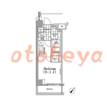 楽器ピアノ可相談 の 賃貸物件 1R 11.8万円の図面１