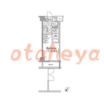 楽器ピアノ可相談 の 賃貸物件 1K 11.2万円の図面１