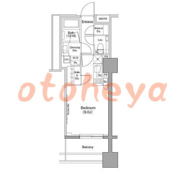 楽器ピアノ可相談 の 賃貸物件 1R 11.9万円の図面１