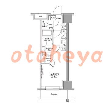 楽器ピアノ可相談 の 賃貸物件 1R 13万円の図面１