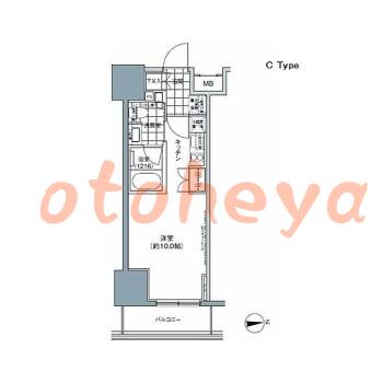 楽器ピアノ可相談 の 賃貸物件 1R 12.9万円の図面1