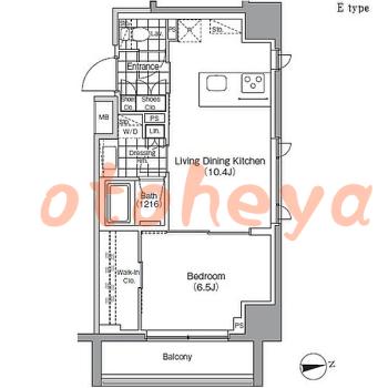 楽器ピアノ可相談 の 賃貸物件 1LDK 20万円の図面１